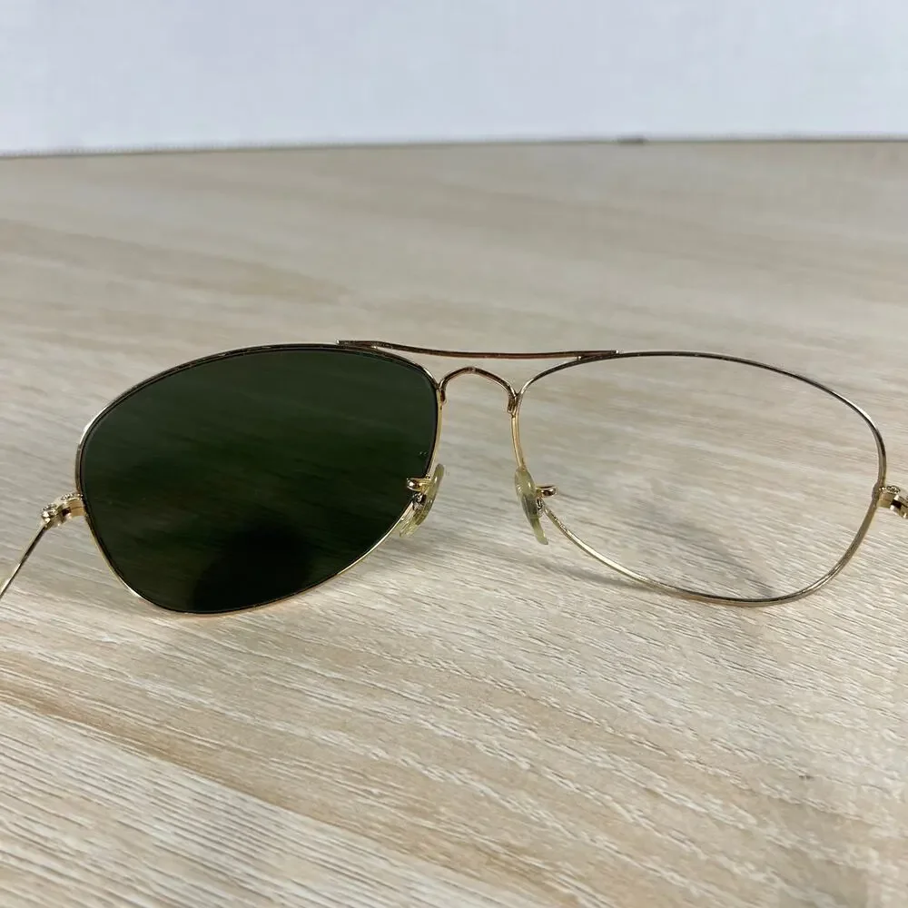 Ray-Ban RB3362 Cockpit 001 Sunglasses Gold Metal READ DESC FRAMES ONLY 59-14